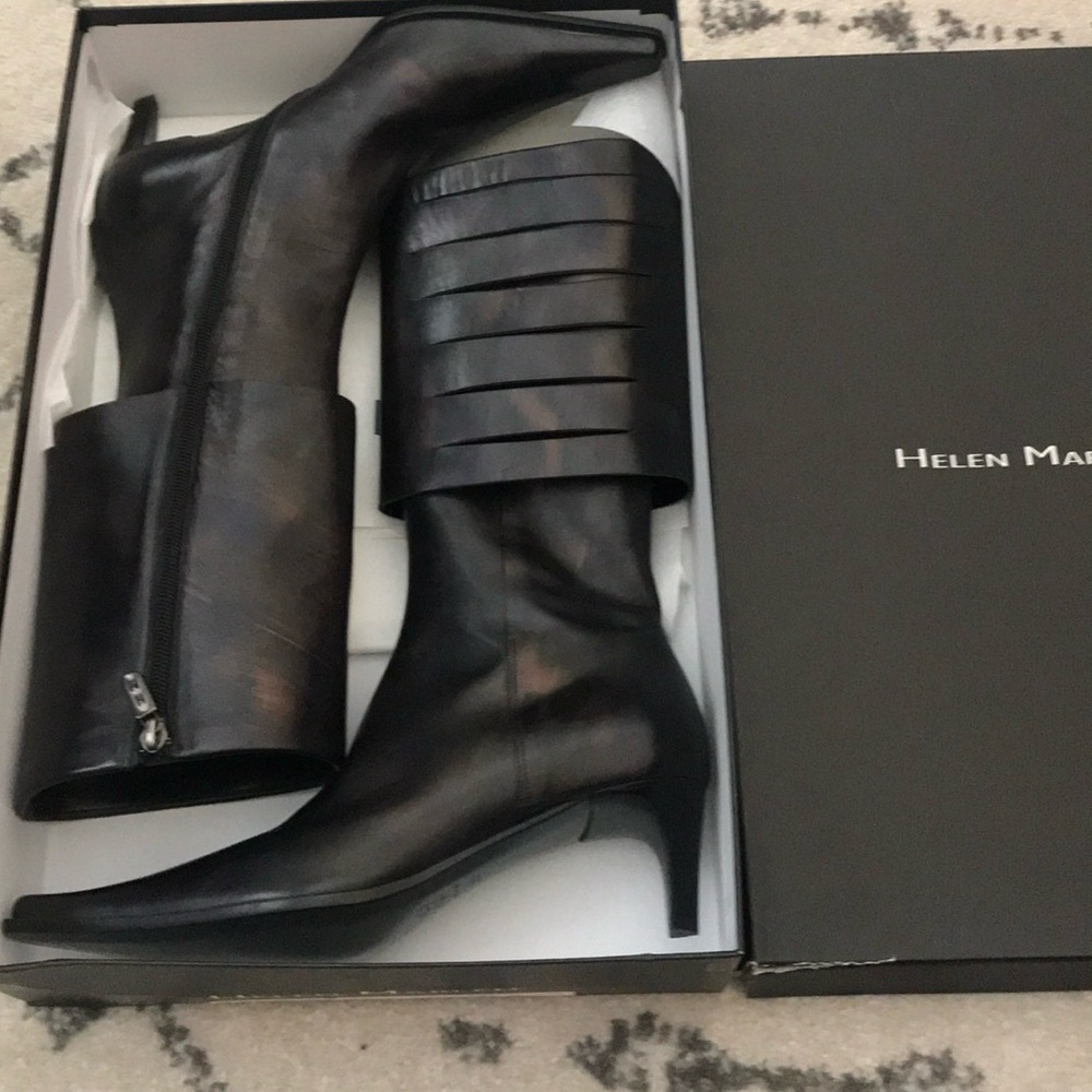 Leather boots by Helen Marlen